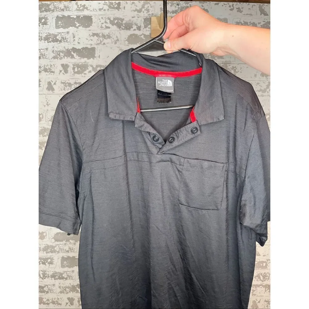 The North face | mens black short sleeve polo